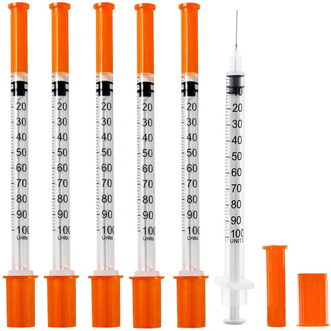 Top Quality Insulin Syringe 1ml Disposable PP Painless U-100 U-40