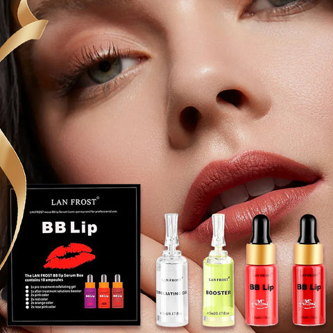 BB Lips Kit 4 Colour Lip Gloss Set Lip Coloring Moisturizing Plumping Lip Kit