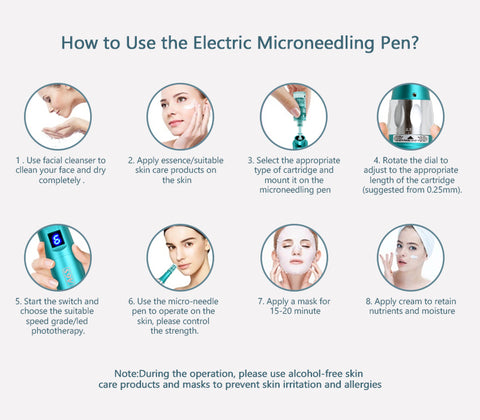 Dr Pen A6S Electric With 2pcs Needles Wireless Microneedling Professional Derma Auto Micro Mesotherapy Beauty Machine