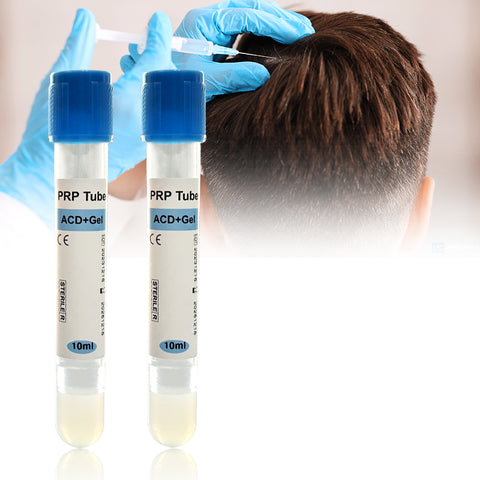 PRP Tubes ACD Solution A and Gel 8ml 10 mL 12ml  ACD+Gel+Biotin PRP Theraphy for Hair Growth